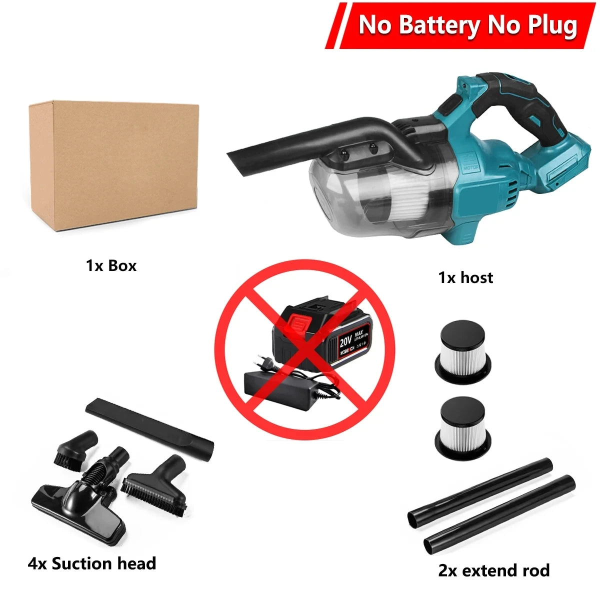 Portable Cordless Multi-Function Vacuum Cleaner