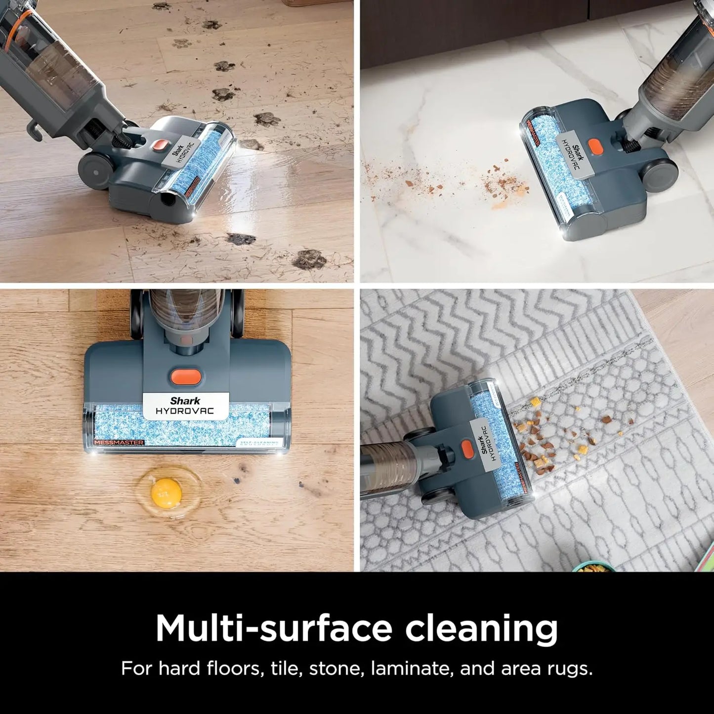 3-in-1 Wet Dry Vacuum & Mop with Self-Cleaning