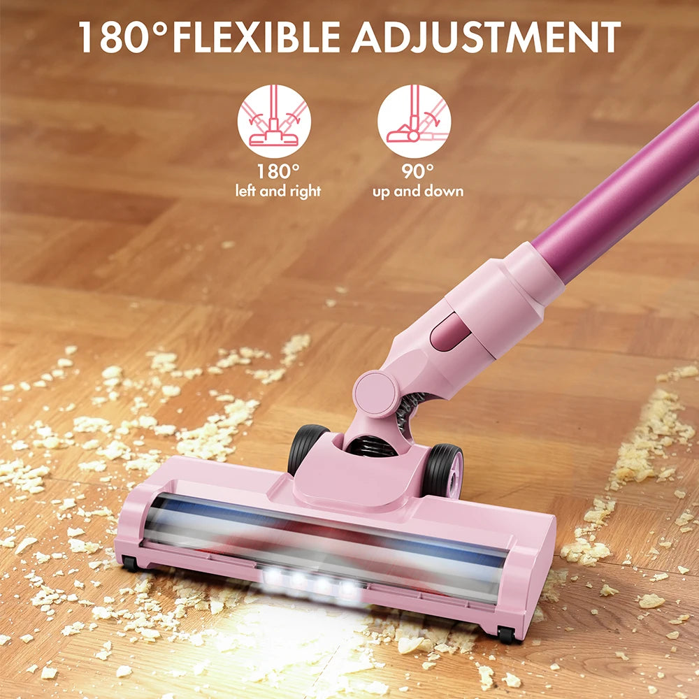 Cordless Vacuum Cleaner – 28Kpa Powerful Suction, 8-in-1 Design