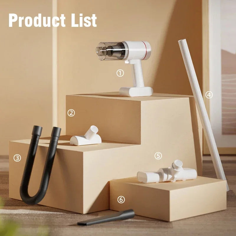 Brushless Cordless Vacuum Cleaner – 7,000Pa / 14,000Pa