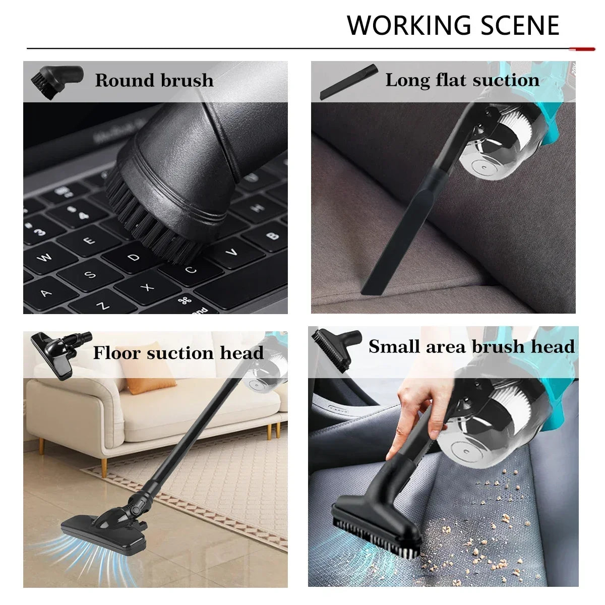 Portable Cordless Multi-Function Vacuum Cleaner